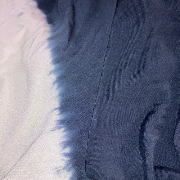 ZARA Blue White Ombre Dress Tunic Top Dress with Balloon Sleeves M - Picture 13 of 15